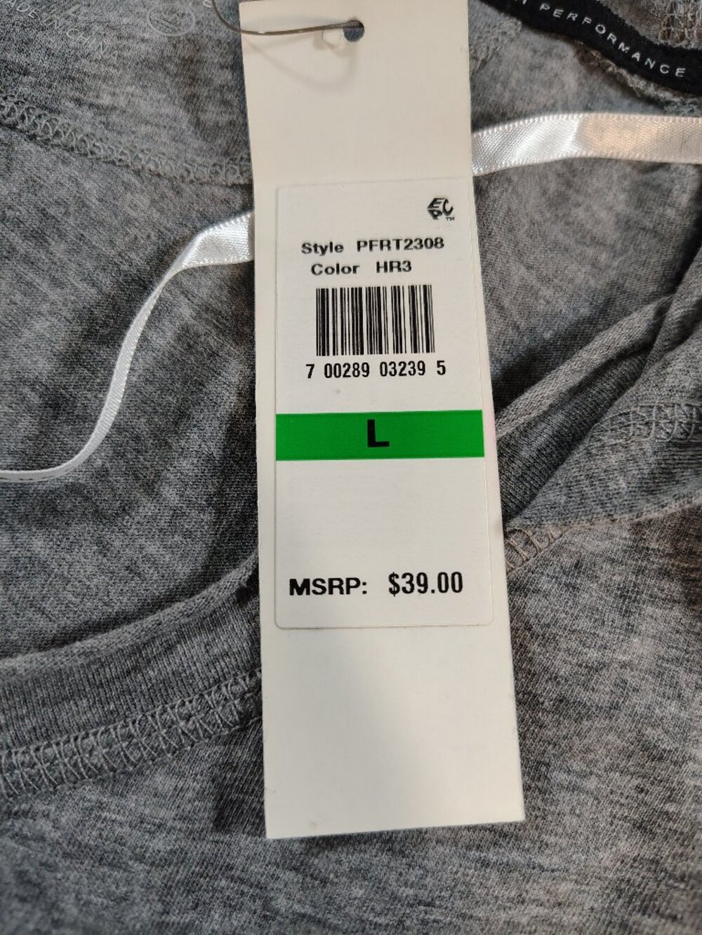 This New Women's Large Grey Calvin Klein Performance Long Sleeve Hooded Light Ja - Picture 2 of 8